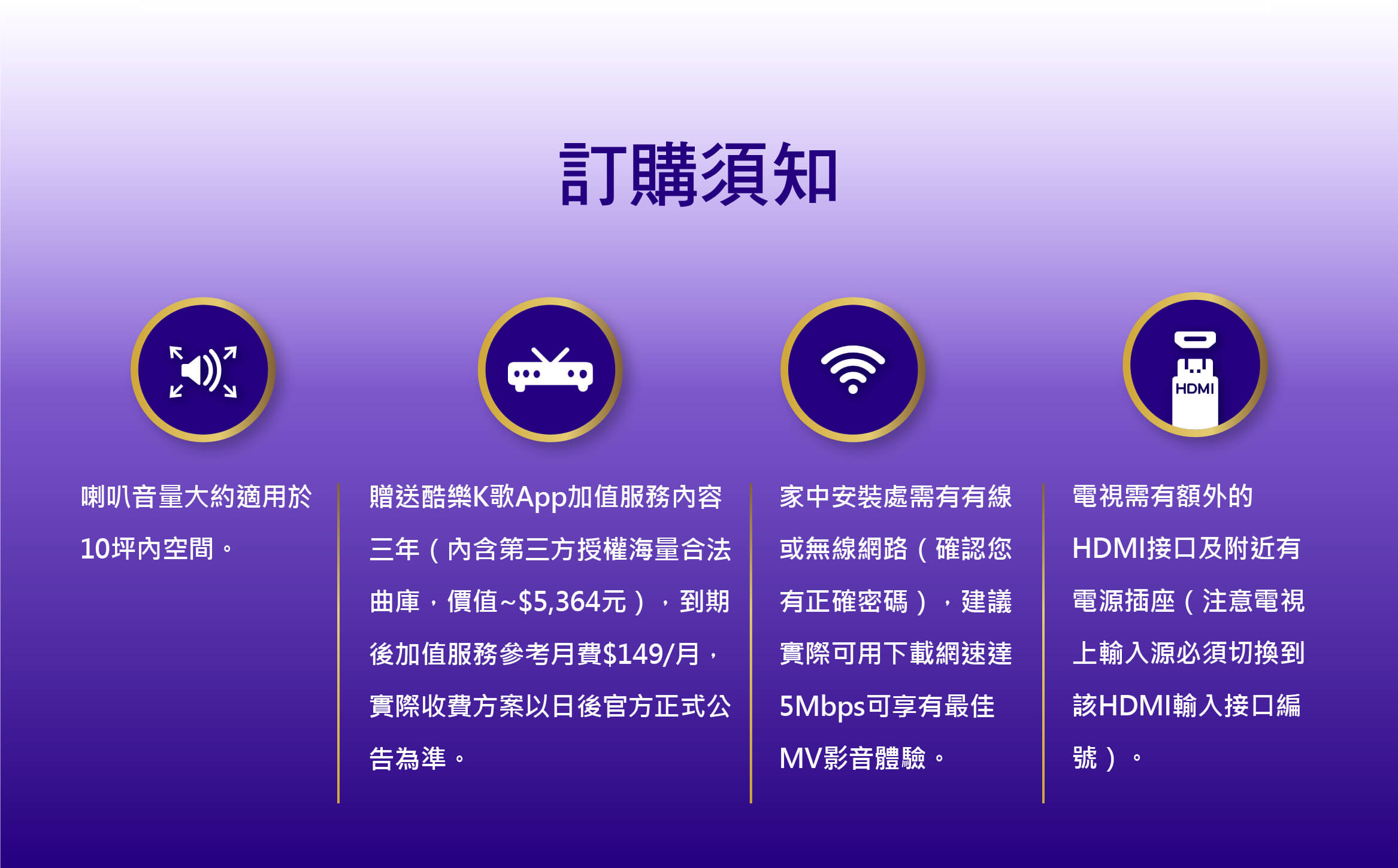 訂購須知